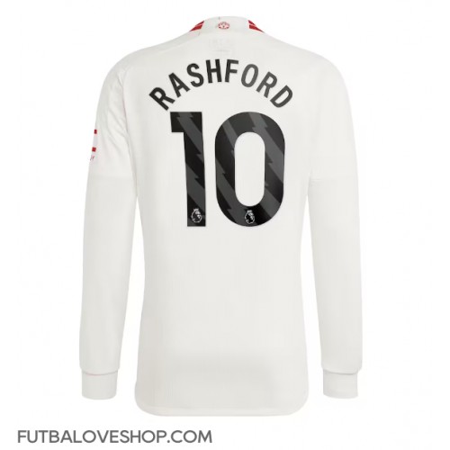 Dres Manchester United Marcus Rashford #10 Tretina 2023-24 Dlhy Rukáv